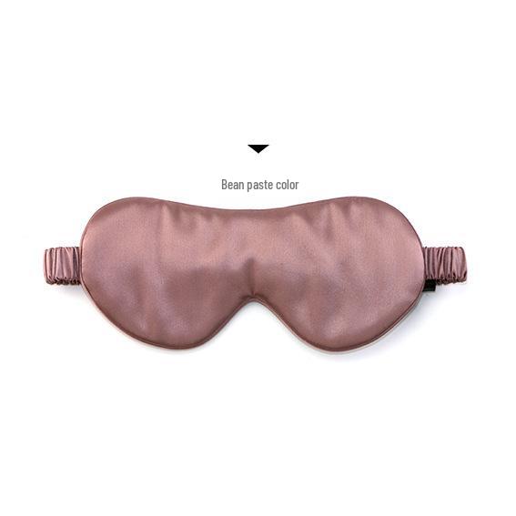 Butterfly Embroidered Silk Eye Mask - 19 Momme Double-Sided Mulberry Silk with Shade and Embroidered Logo