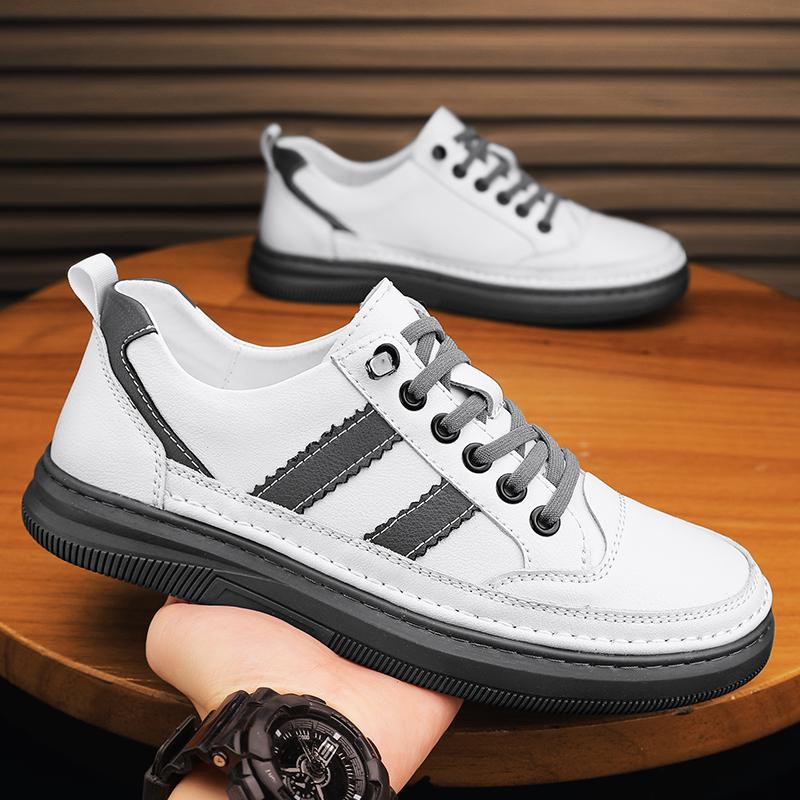 Men's Casual Shoes White Sneakers Flats