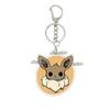 Anime Glaceon Flareon Jolteon Cartoon Acrylic Keychain Figure Keyring Ornament Collectible Accessory Charm Couple Chain Jewelry