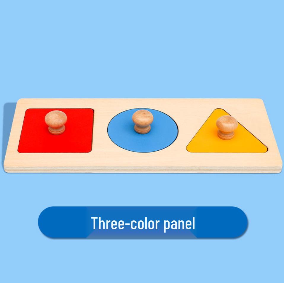 

Montessori Shape Matching Puzzle: Geometric Panels for 0-3 Years