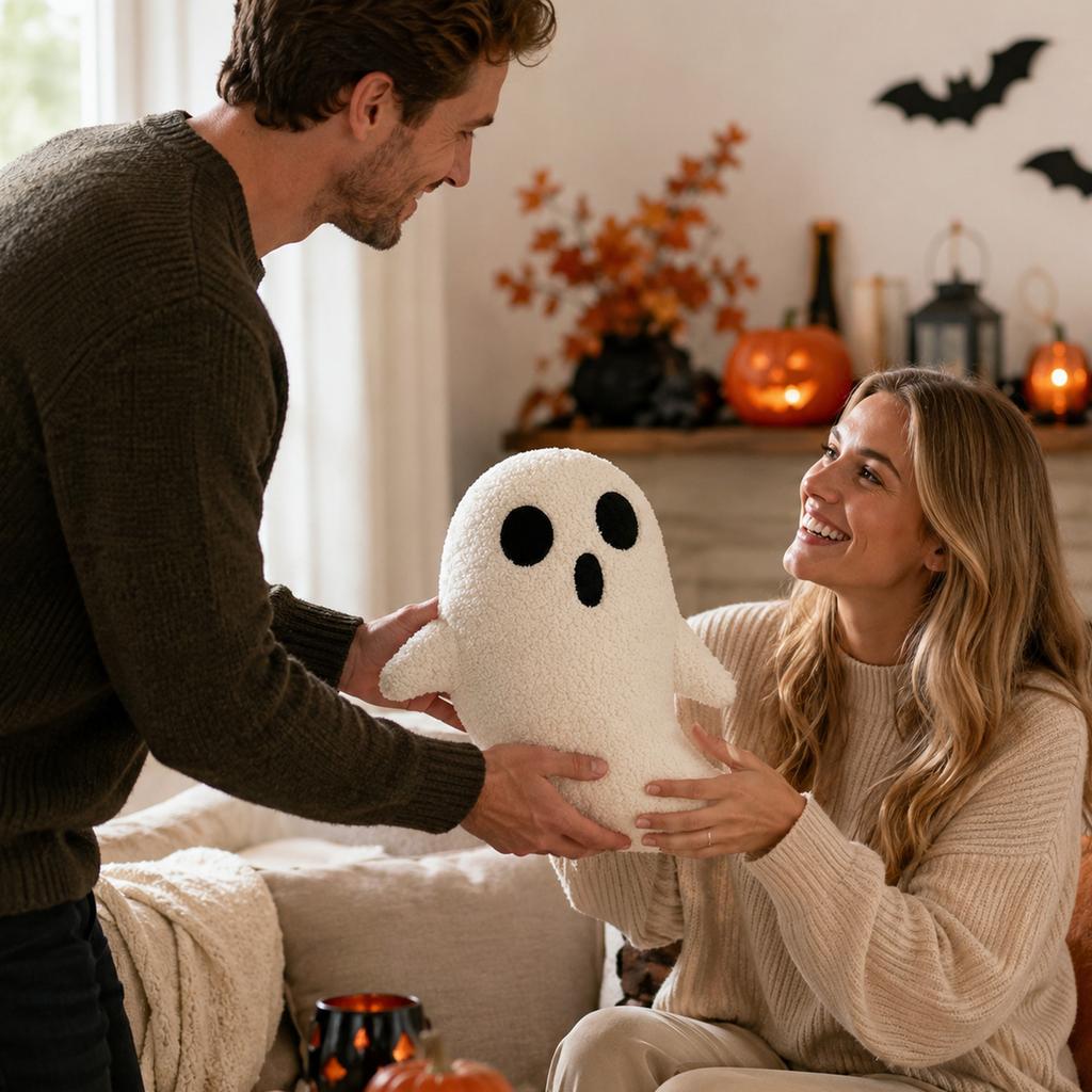 Manta decorativa de Halloween de 30 cm para decoración del hogar