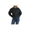Levis Solid Color Long Sleeve Crew Neck Sweatshirt Women Tops Black 17646-0002
