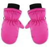 Windproof Plush Ski Mittens Waterproof Thick Children Gloves Outdoor Hand Covers  Winter Outdoor