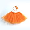 Fluffy Tulle Kids Tutu Set – Sheer Voluminous Skirts & Matching Headbands Available in a variety of colors