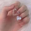 24 Teile/satz Drücken Auf Nagel Gute Duktilität Voll Abdeckung Ultra Dünne Lange Nagel