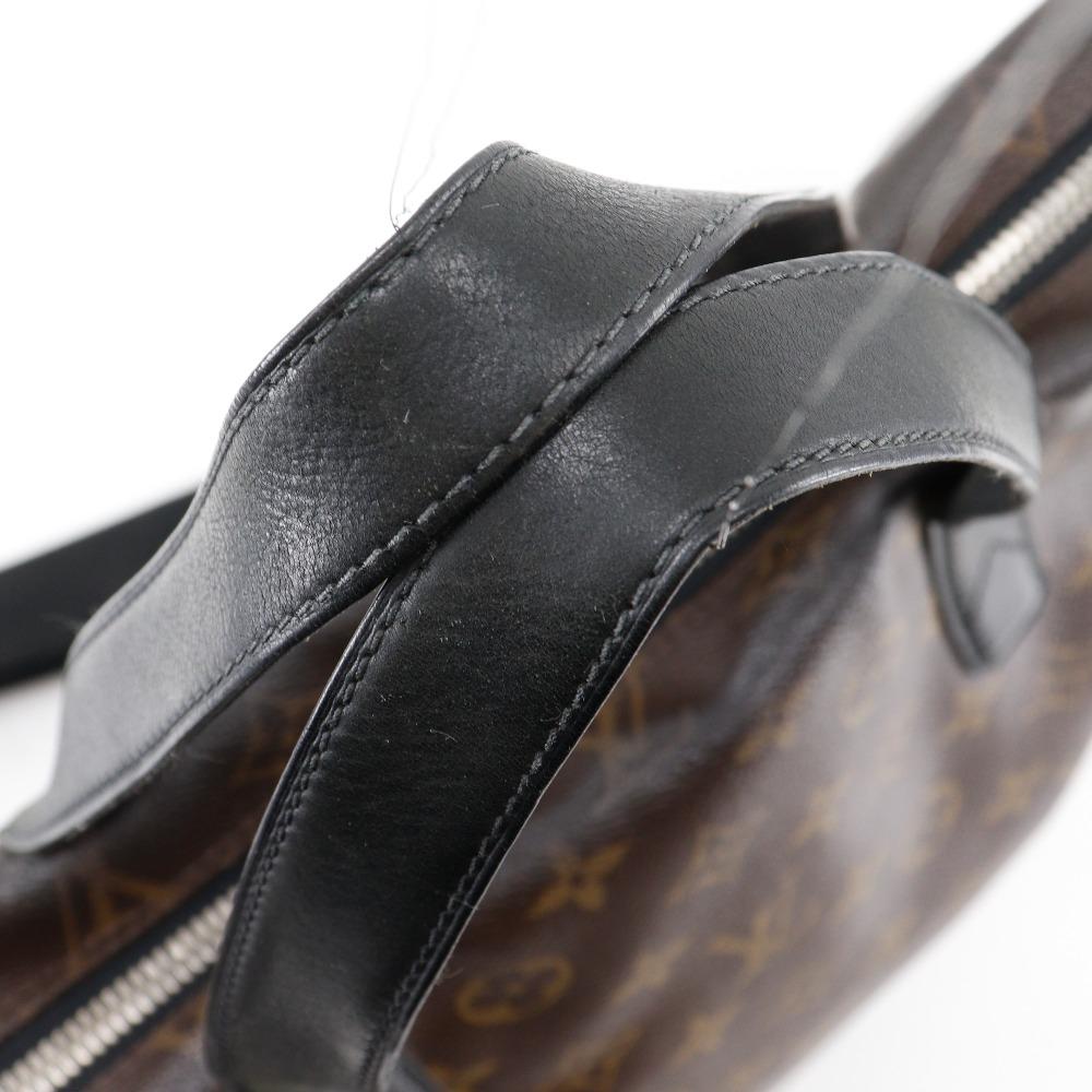 Louis Vuitton Kitan Tote Bag M40388 Monogram Macasa 2WAYShoulder Brown / Black Monogram Canvas Unisex Used