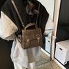 Premium Textur Retro Tragbar Kleine Tasche Weiblichkeit Rucksack Große Kapazität Umhängetasche