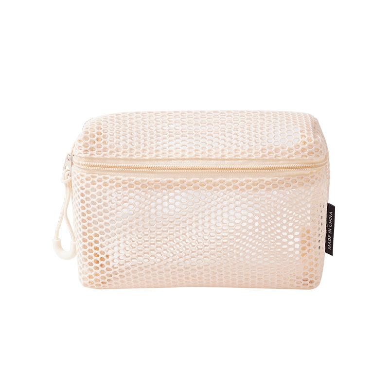 Netz-Reise-Kulturbeutel - Transparenter Reißverschluss-Reise-Organizer, Wiederverwendbare Kosmetik-Make-up-Tasche für Damen & Herren