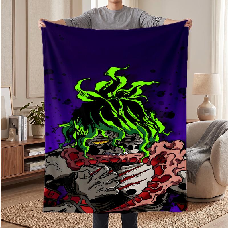 Demon Slayer Soft Warm Flannel Blankets Comfortable Blanket for Home Decoration Gifting
