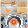 Microfiber Cleaning Mops with 230cm Extension Pole Dust Mop Adjustable Round Chenille Magic Dust Mop for Wall Ceiling Window