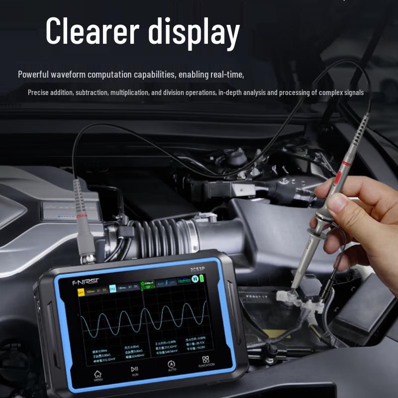 FNIRSI Dual Channel Digital Oscilloscope with Multimeter & Signal Generator (CN Version)