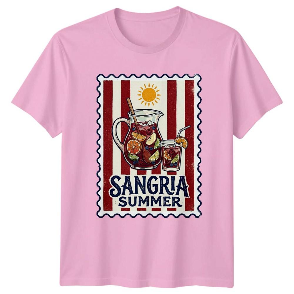Sangria Summer TShirt Summer Cocktails Beverages Gift For Him And Her