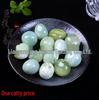 Natural Hetian Jade Accessories: Xishan Green Jade Tumbled Playthings for Children's Treasure Hunt Archaeology