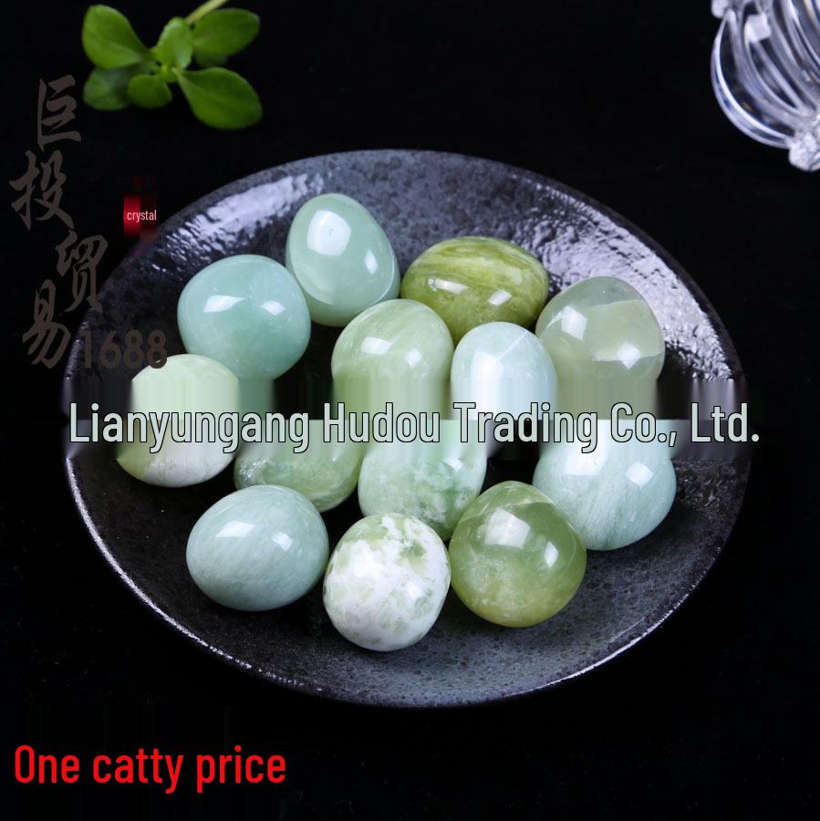 Natural Hetian Jade Accessories: Xishan Green Jade Tumbled Playthings for Children s Treasure Hunt Archaeology