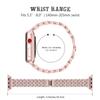 Passend für Apple Watch 30/40/41mm 42/44/45/49mm voll mit Diamanten besetztes einfaches und stilvolles Metallarmband