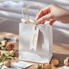 50pcs Thank You Tags Garment Shoes Bags Hang Tag Black White Paper Cards Clothing Accessories Price Label(Without Rope)