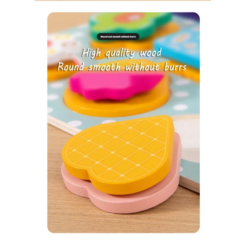 Kids Wooden Kitchen Toy Pretends Play Cutting Pizza Game Simulation Make Cookies Dessert Food Creative Education Toys Girls Gift