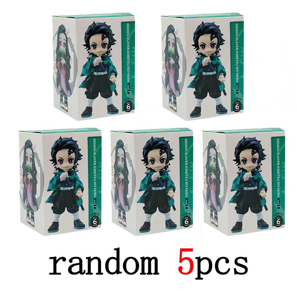 Demon Slayer Anime Figure angel Blind Box Kamado Nezuko Kochou Shinobu Figure Kimetsu No Yaiba Tsuyuri Kanawo Model Doll Toys