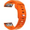 QuickFit Silicone Strap for Garmin Fenix 26mm, Orange