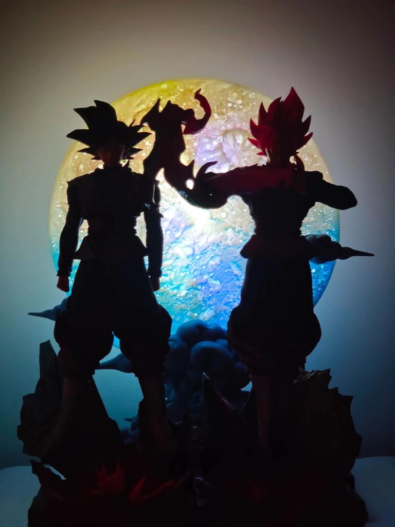 JT Studio JT096 JT097 JT093 Dragon Ball Goku & Moon, Super Saiyan Rose PVC Anime Figure, Collectible Display Model