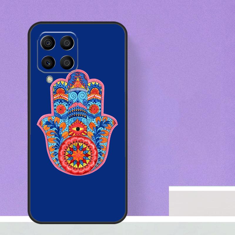 Hamsa Hand of Fatima Case For Samsung Galaxy M31 M16 M36 M56 M33 M53 M13 M12 M32 M52 M20 M15 M55 M14 M35 M34 M54