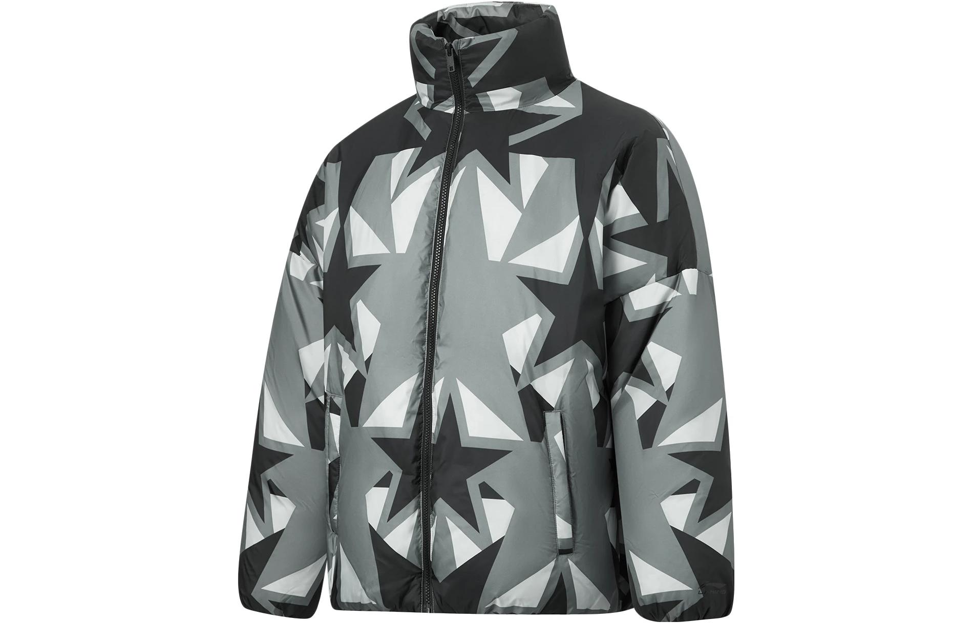 Li Ning Sports Fashion Collection Down Jacket Men s Black AYMT371-1 XL