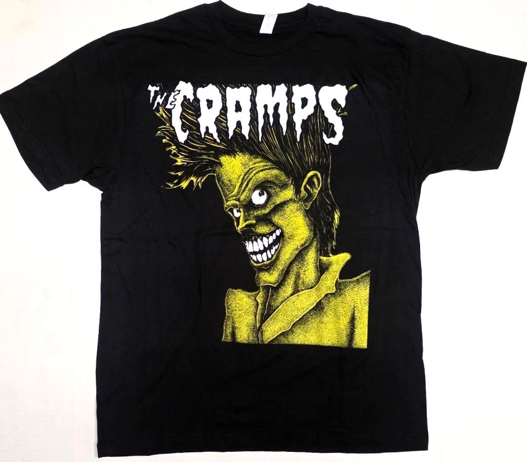 The CRAMPS Bad Music For Bad People T-shirt Punk Rock Men s Tee Black New L