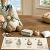 Anfänger Nähprojekt DIY Patchwork Wichtel Set, Weihnachten 3D Set Bastelset für Anfänger Erwachsene Handgemachtes Geschenk Vorgeschnittene Stoffteile