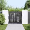 Garden Gate 85 X 100 Cm Powder Coated Steel Black