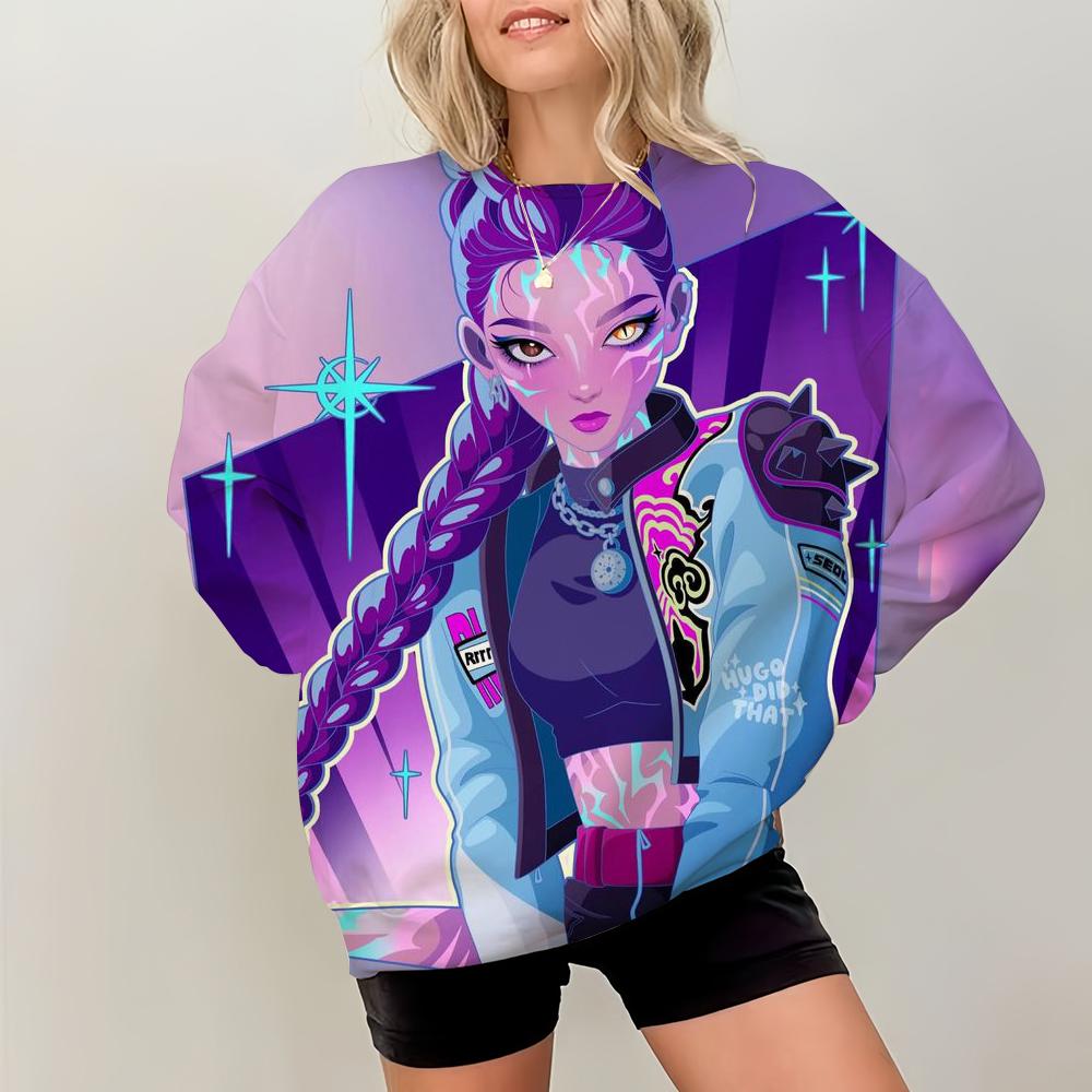 

Women s T-shirts Demon Hunters Fashion Adule s Hoodie Sweatshirt M