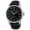 Presage Craft Series 100 Meters Waterproof Automatic/manual Mechanical Movement Cowhide Strap 40.2mm Men's Watch Black Dial SPB447