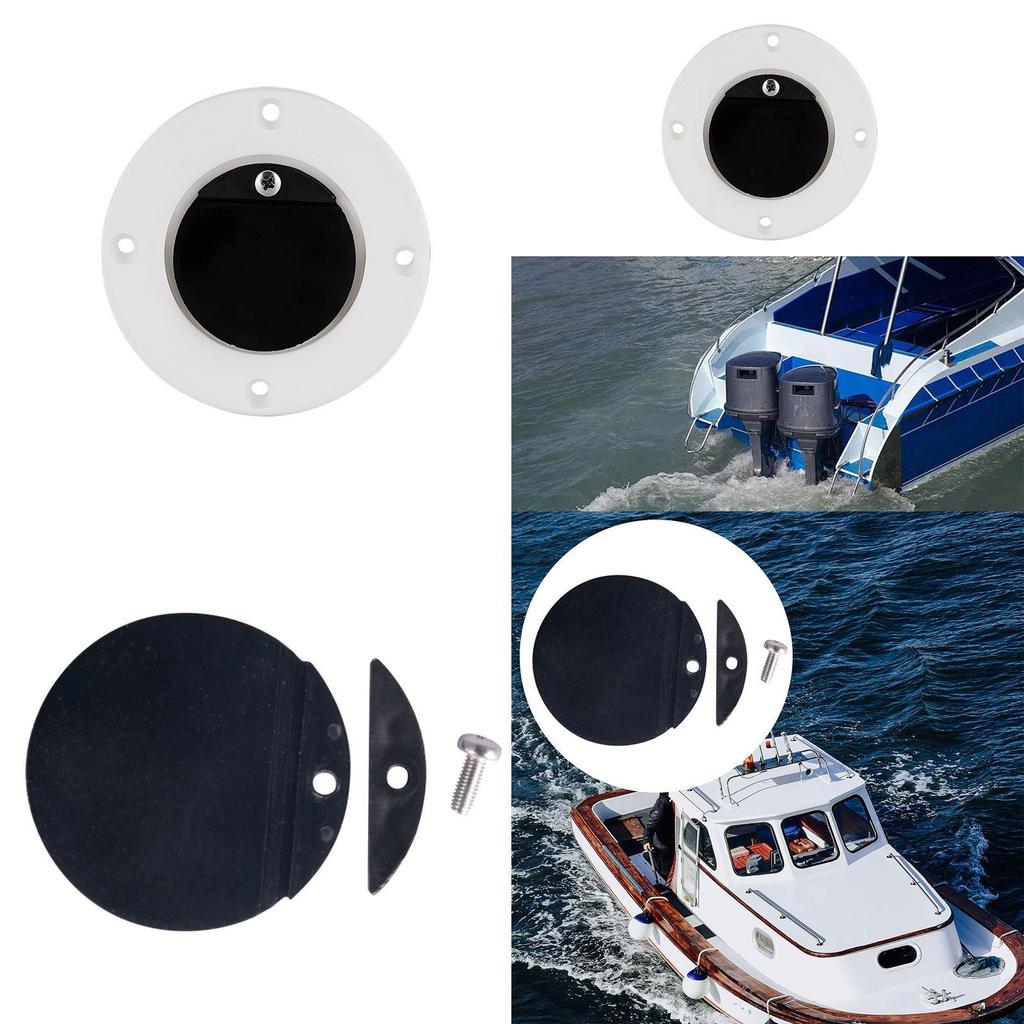 Marine Scupper Valve ABS Drain Check Valve Sturdy Self Bailing Cockpit Mounted Assembly for Boat Yacht RV