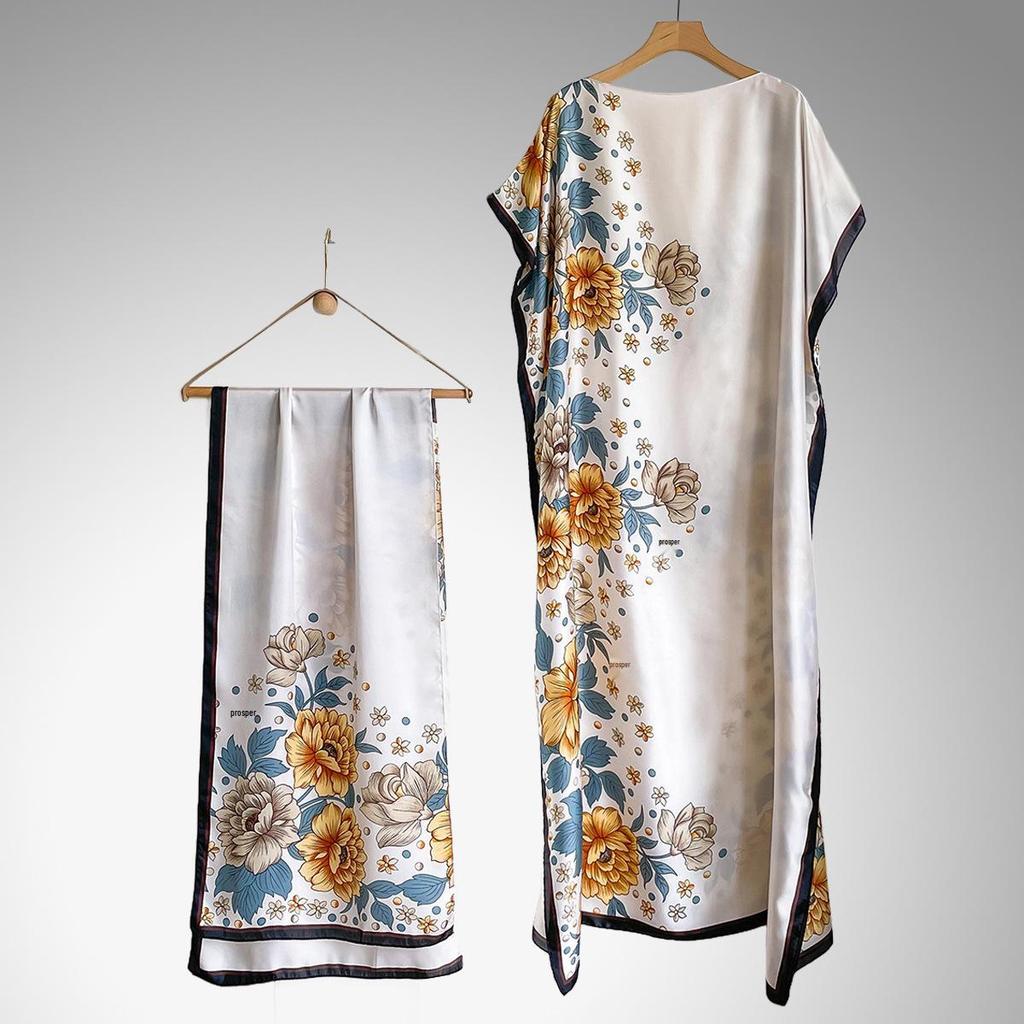 Middle Eastern Style Loose Long Dress Abaya for Women
