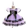 Mädchen Kuromi Lila Lolita Prinzessinnenkleid - Halloween Cosplay Kostüm