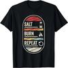 Retro Supernatural Quotes Salt, Burn, Repeat! Quotes Fiction T-Shirt