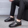 Men's Genuine Leather Breathable Summer Sandals - Large Size, Closed Toe, Perforated Cowhide Beach Shoes