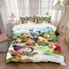 3pcs Snow White & The Seven Dwarfs Print Cover Set Ultra Soft, Breathable, and Comfortable Bedding with Stylish Design for Bedroom and Guest