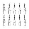 10Pcs Fishing  Swivels Duos Lock Balls Bearing Swivels Quickly Change Swivels Fishing Tackle For Saltwater Freshwaters