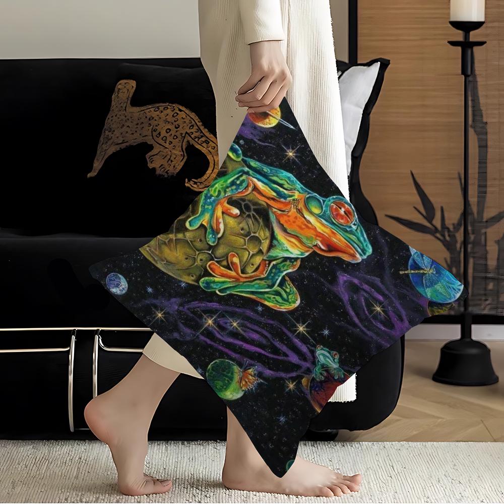 Cosmic Galaxy Decorative Room Aesthetics Pillow Case Home Decor Bedroom Sofa Bed Couch Pillow Cover 45x45