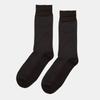 Men's Solid Color Chevron Print Socks