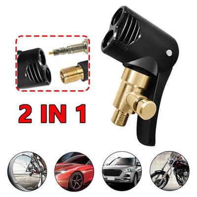 1 PC Autoband Ventiel Pomp Nozzle Klem Leeggelopen Auto Motor Fiets Air Chuck Inflator Opblaasbare Pomp Adapter Draad connector YSXX