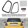 Taillight Trim For Mini Cooper S R55 R56 R57 2007-2015 Rear Car Light Eyelid Frame Kit Grille Trim Taillight Frame Cover