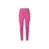 Nike Calças Esportivas Casuais Cropped de Ajuste Slim Sólidas de Cintura Alta Série Go Unleashed Calças Femininas Vermelho Framboesa FB8849-624