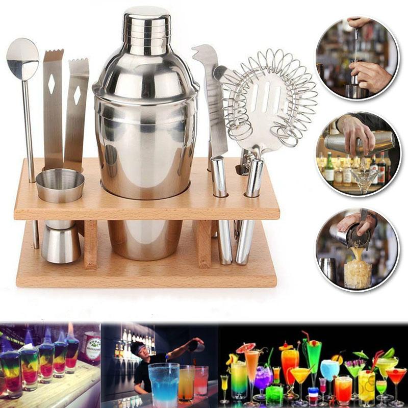 Buy 5 Pcs/set Stainless Steel Wine Cocktail Jigger Mixer Set Bar Drink