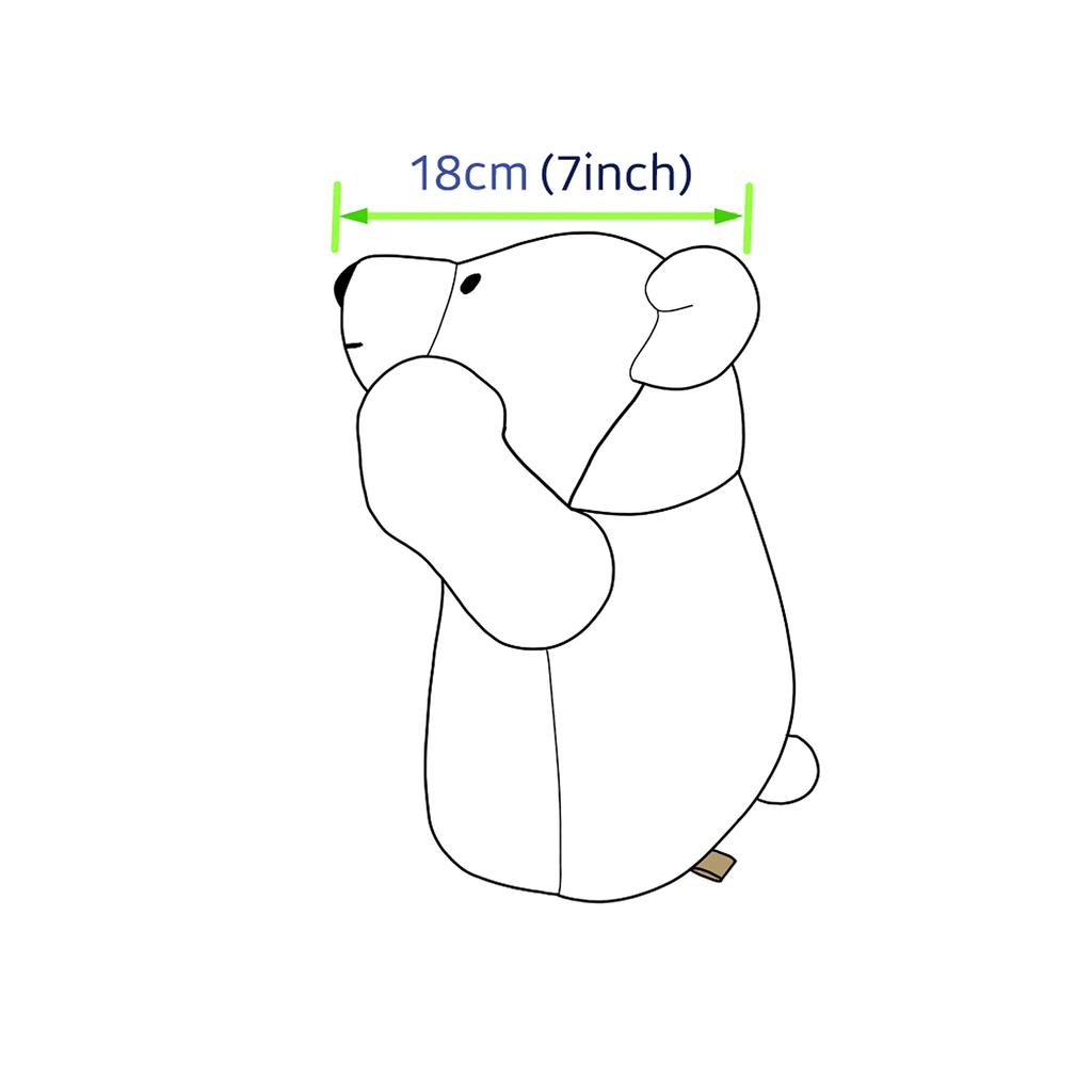 Dinofactory Anagom Golfschlägerhaube Eisbär Driver-Schlägerhaube mit süßer weißer Pfote,