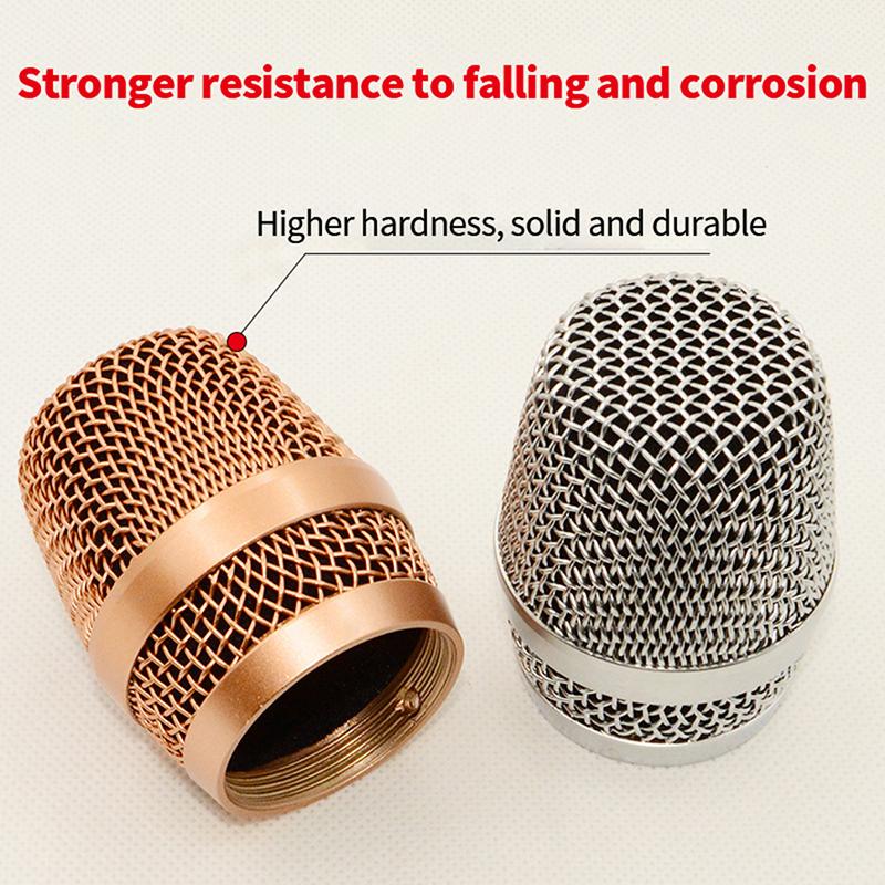 Replacement Steel Mesh Microphone Grill Head Microphone Grille Replacement Head