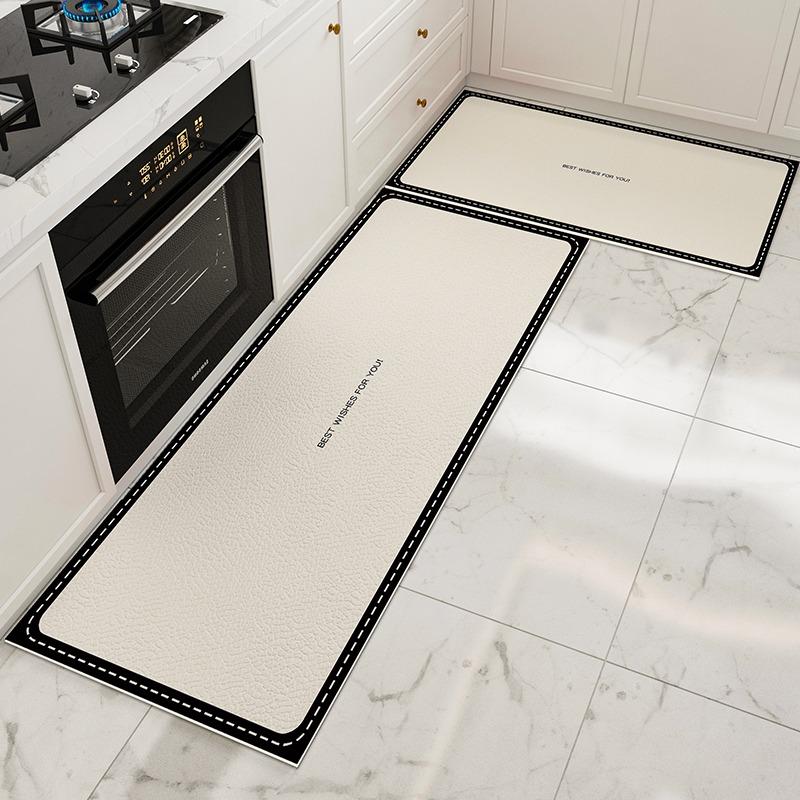 Kitchen Floor Mat Waterproof Non-slip Pvc Carpet Leather Mats Oil-proof Anti-slip Area Rug Home Decoration Alfombra De Cocina