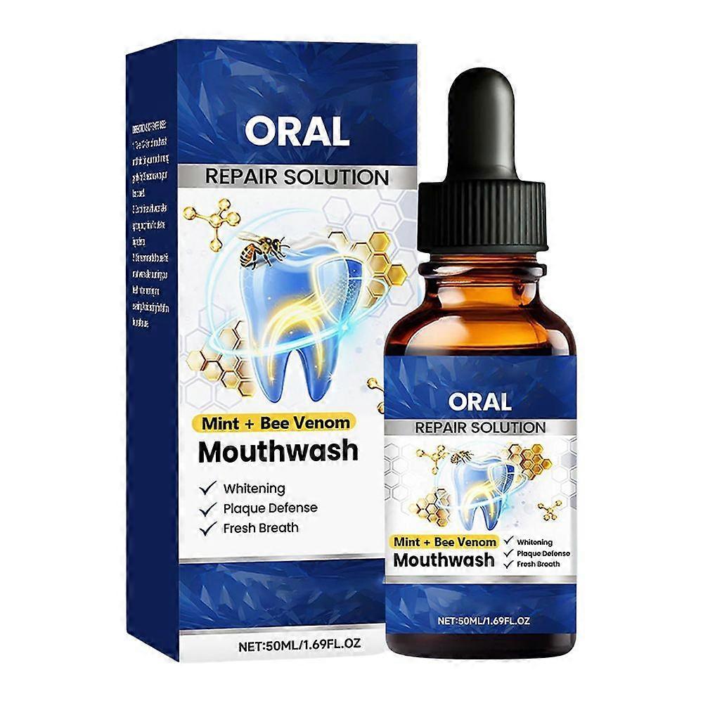Apă de gură pentru îngrijirea gingiilor Mentă+Venin de albine Soluție orală 50ml