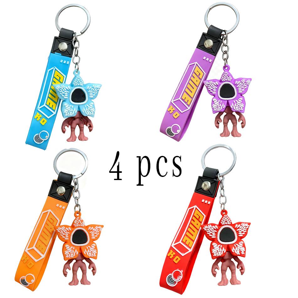 Stranger Keychains Backpack Decorations Party Gifts Back To School Season Friends Accessory Parts Christmas Model Doll Toy Gift