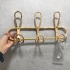 Ganci a Parete in Rattan Appendiabiti in Rattan Scaffale Organizer per Vestiti dei Bambini Gancio per Appendere Vestiti Cappelli Decorazione Stanza Bambini Appendiabiti Organizzazione Vestiti